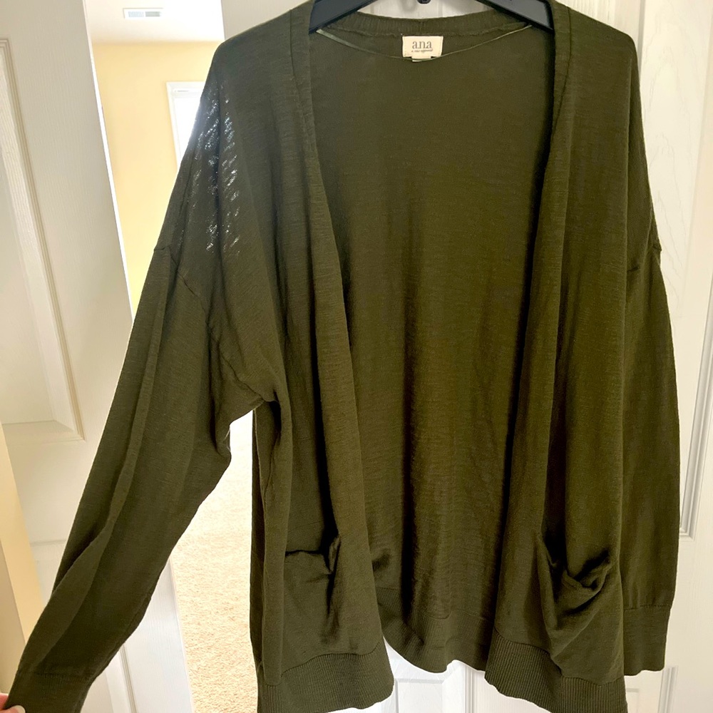 Olive Cardigan